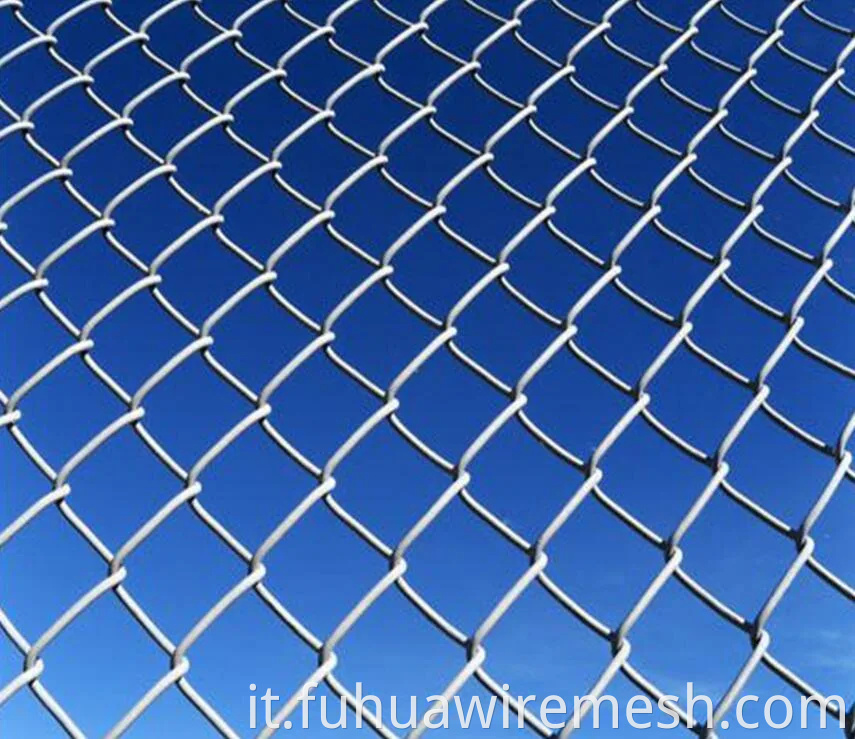 Galv Carbon Steel Chain Link Fence1